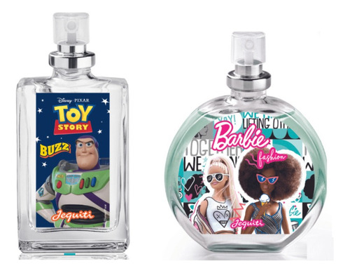 Kit Jequiti Colônia Infantil Toy Story Buzz + Barbie Fashion