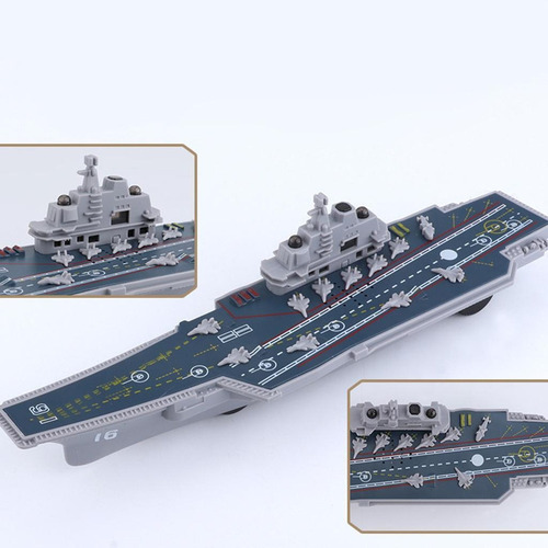 Brinquedo Porta-aviões Modelo De Navio De Guerra Elétrico