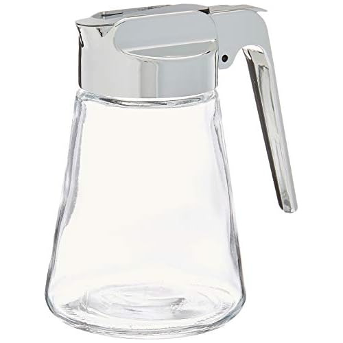 Home Basics Syrup Dispenser With Retracting Spout & Dis...