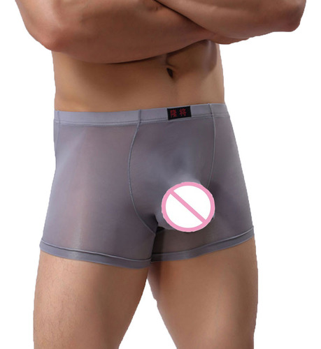 Ropa Interior De Ventilación Para Hombre, Bóxers De Alta Cal