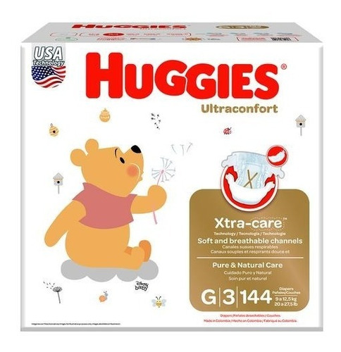 Huggies Snug & Dry Etapa 3 144u