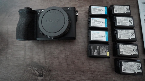 Camera Sony A6500 Na Caixa Com 9 Baterias 1639 Cliques