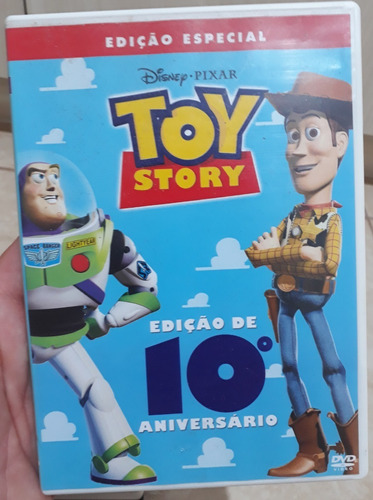 Dvd Toy Story Pixar Disney Edição De 10 Anos Comemorativa