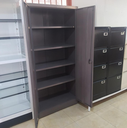 Escaparate Metálico Con Entrepaños Graduables