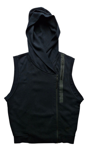 Chaleco Deportivo Capucha Negro Hombre Nike M (Usado)