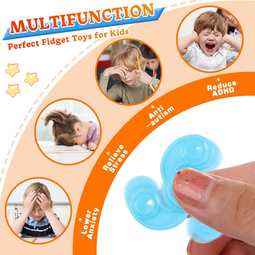 Fidget Spinners Scione 50 Piezas Juguetes Para Niños Y Adult Color
