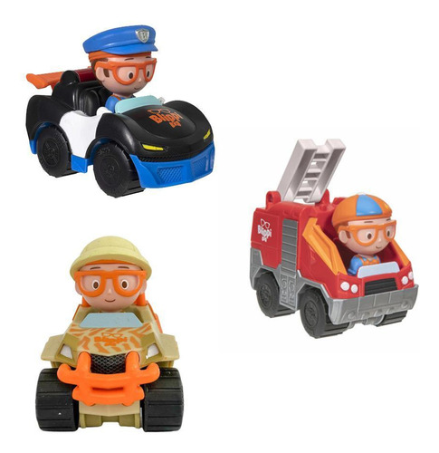 Mini Veículos Sortidos De Blippi - 5 Modelos Para Colecionar