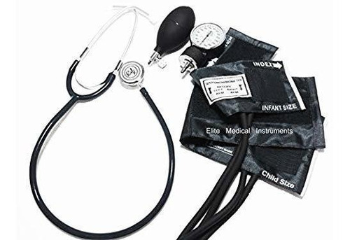 Emi 311 Black Pediatric Aneroide Sphymonamoneter Set Ch...