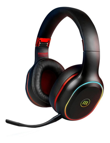 Audífonos Gamer Vibration Maxell Bluetooth Hypershock Rgb