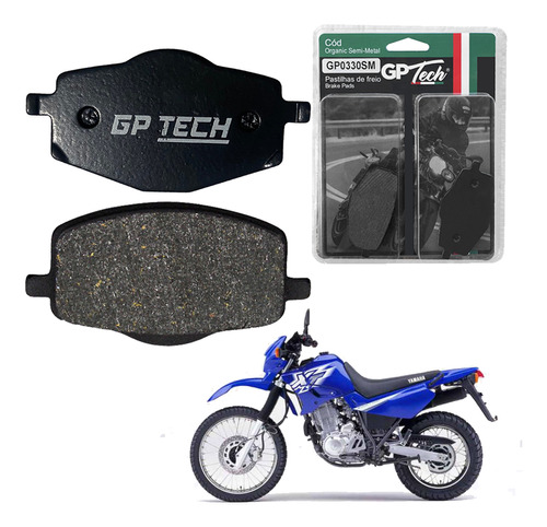 Pastilha Freio Dianteiro Gp Tech Yamaha Xt 600 E 1999 2000