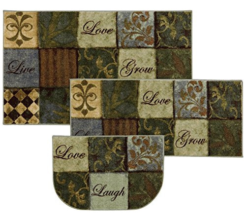 Les Fleurs Juego De Alfombras Decorativas Terre 20 X30 ...