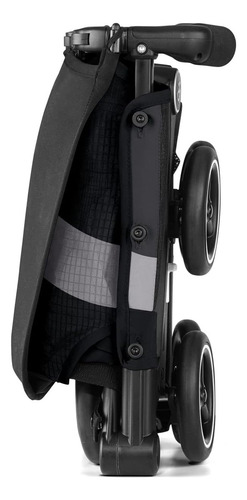 Carrinho Bebê Pockit Air All-terrain Velvet Black 15kg Cor Preto Chassi Preto