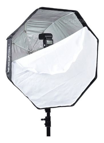 Kit Softbox Godox 80cm Octabox P Flash Lâmpada Luz Contínua