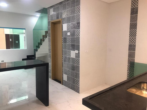 Imagem 2 de 14 de Sobrado 2 Dormitorio Caiçara 400m Da Praia Aml119