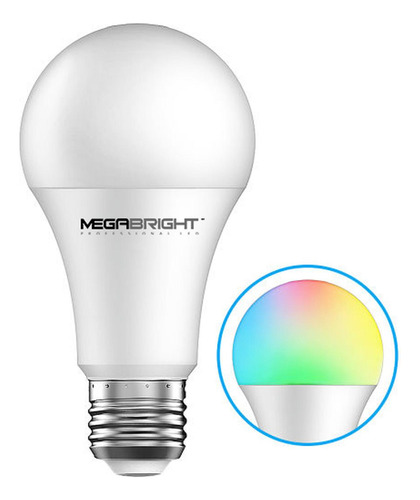 Imagen 2 de 5 de Ampolleta Led Smart Wifi 10w E-27 Google Home Alexa