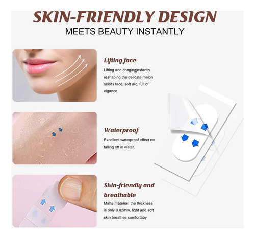 Cinta De Estiramiento Facial Invisible, Cintas De