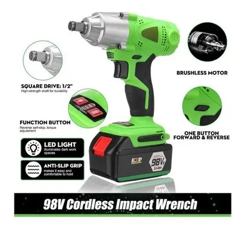 Herramientas Eléctricas Llave Impacto Eléctrica Inalámbrica Bricolaje  Destornillador vmarchese.com