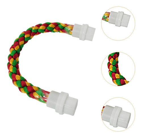 Accesorio De Jaula De Percha De Cuerda Para Pájaros,