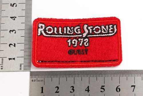 Parche para ropa IKO Rolling Stones termoadhesivo 25 u