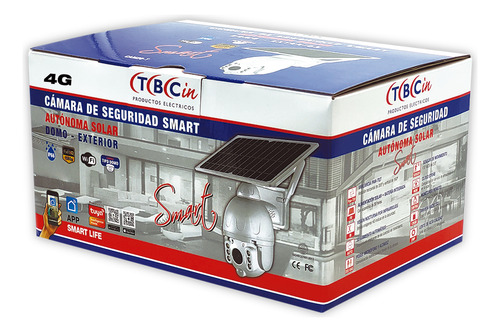 Camara De Segur Smart 4G Solar Domo Motorizada Cam25-ts Tbcin campo