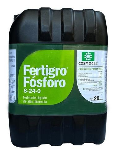 Fertigro Fosforo 8-24 Cosmocel Garrafa 20 Litros