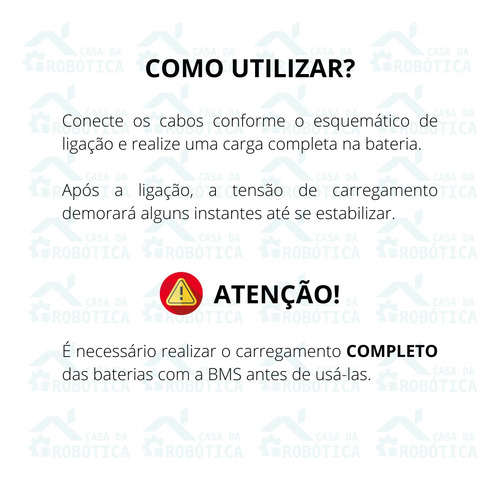 Imagem 8 de 8 de 5 Pcs Placa Proteção Bms 3s 10a Carregador Bateria Lítio Nfe