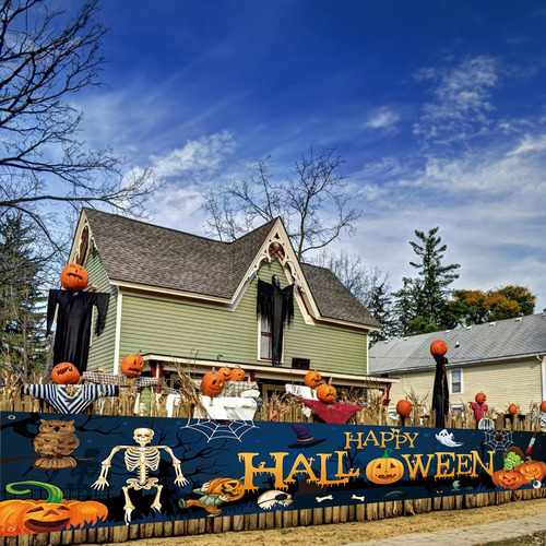 Pancarta De Halloween, Pintura De Tumbas Encantadas De Hallo