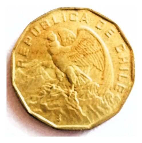 Moneda 50 Escudos 1974 De Chile ( Condor Alado)