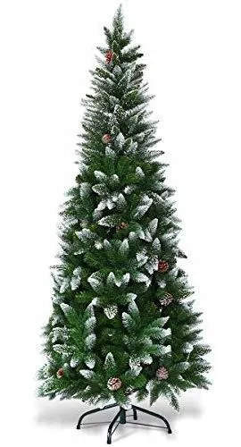 Spsupe Artificial Lápiz De Navidad, Árbol De La Nieve Reunid