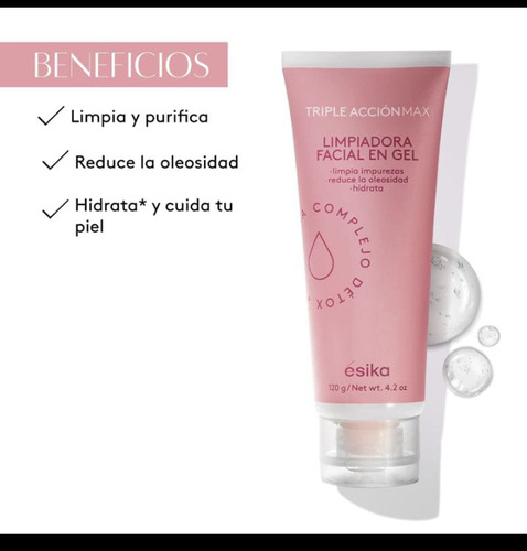  Limpiadora Facial En Gel De Esika 