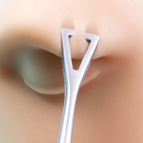 Pinza Para Piercing, 5 Pinzas Con Apertura Triangular, Acero