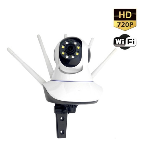 Cámara Robótica Ip 5 Antenas Interior Monitor Bebé 1080p Hd