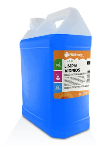 Limpia Vidrio 5lt Liquido Para Todo Tipo De Vidrios