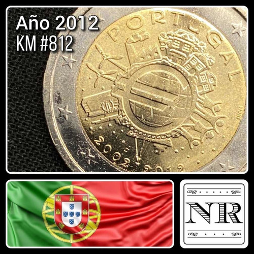 Portugal - 2 Euros - Año 2012 - Km #812 - Euro Cash