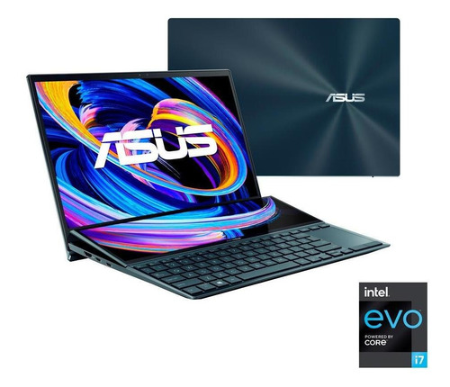 Notebook - Asus Ux482ear-hy438w I7-1195g7 2.90ghz 16gb 512gb Híbrido Intel Iris Xe Graphics Windows 11 Home Zenbook 14" Polegadas