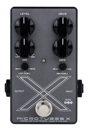 Pedal Darkglass Microtubes X para bajo, color mix, gris oscuro