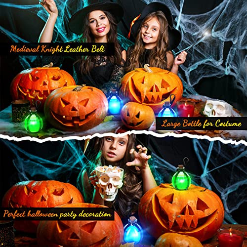 2 Juego De Botellas De Poción De Halloween Accesorios ...