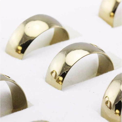 Anillos De Matrimonio Con Baño En Oro 18k Bodas Compromiso