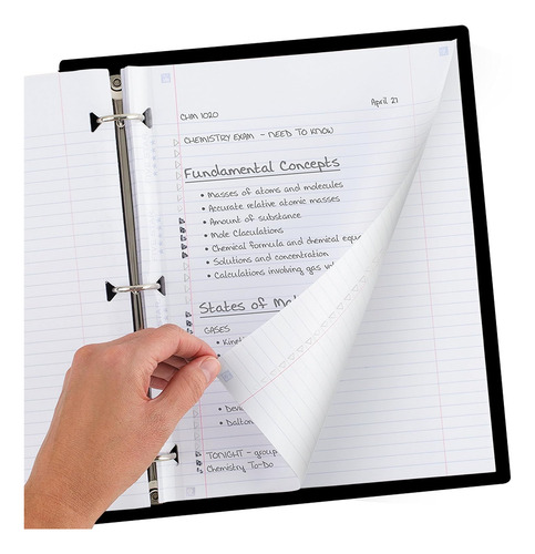 Loose Leaf Paper Plus Study App, 12 Pack, 3 Hole Punche...