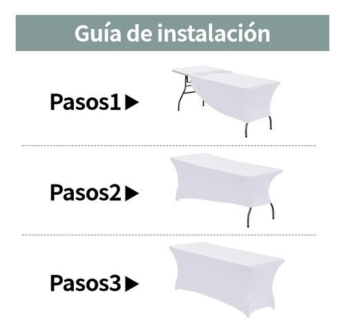 Mantel Para Mesa Reunión Familiar Elasticidad 244×76×76cm
