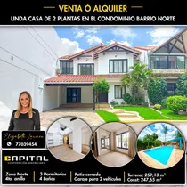 Comprar Casa En Venta Zona Norte En Condominio Barrio Norte