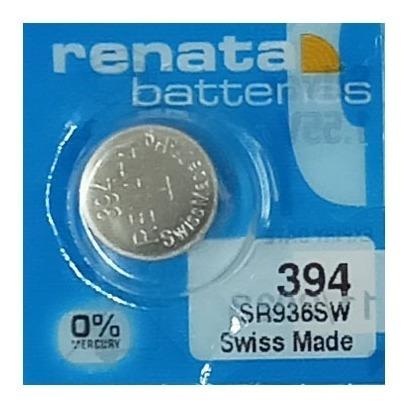 Pila Renata 394/ Sr936 Sw 0% Mercurio Suiza Unidad