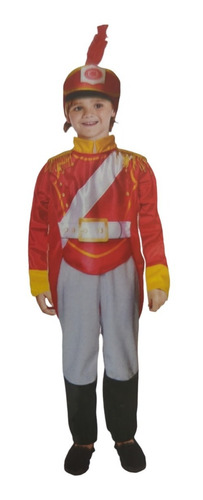 Disfraz Soldado Realista Patrio Nene Niño Talle 1-2-3-4
