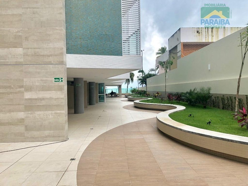 Imagem 3 de 15 de Apartamento Novo Beiramar Para Locação - Praia Do Cabo Branco - João Pessoa - Pb - Ap1306