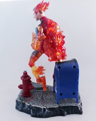 Figura Cuatro Fantásticos Antorcha Humana Toy Biz 2005 #64 (Usado)
