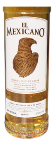 Pack De 6 Tequila El Mexicano Reposado 750 Ml