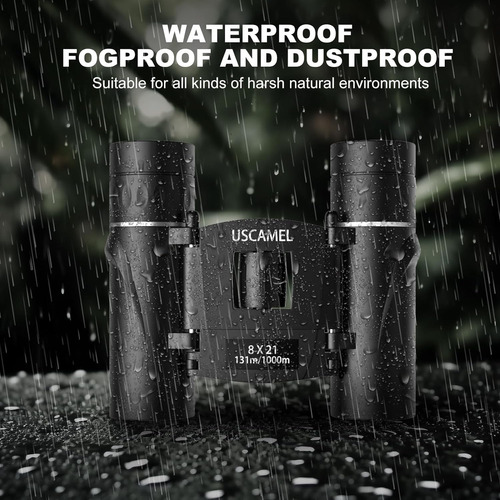 Binoculares De Bolsillo Plegable De Uscamel Mini Telescopio
