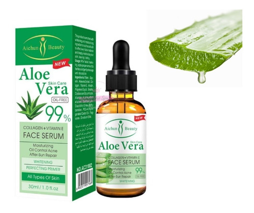 Serum Hidratante Reparador 99% Aloe Vera Con Colageno