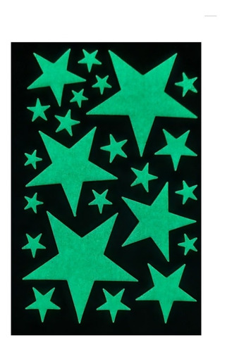 Estrellas Fotoluminiscentes Decoración Niños Stikers Grandes