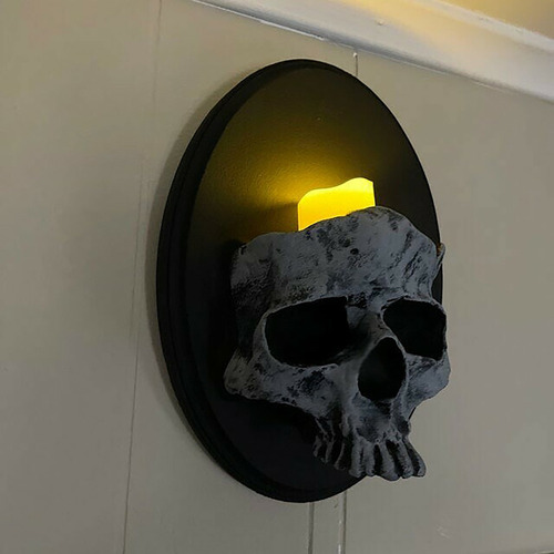 C Lámpara De Pared Calavera Decoración De Halloween Familia
